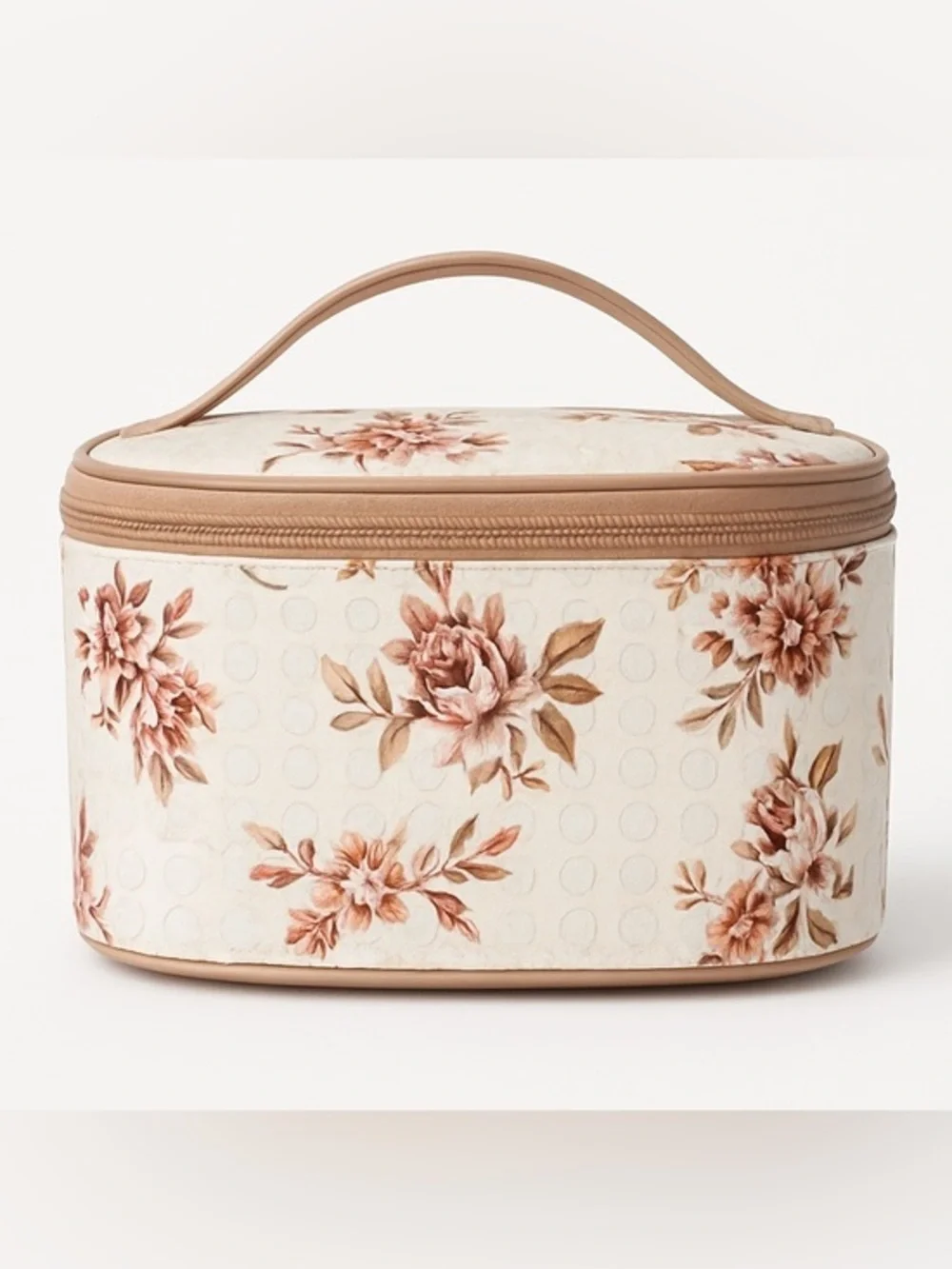 Floral Beige Women's Bag
